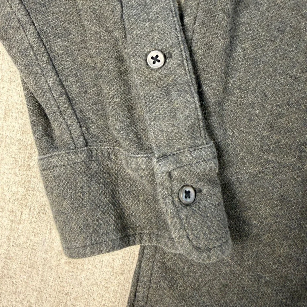 Polo Ralph Lauren Button Down Shirt Mens XXL Gray Knit Jersey Long Sleeve